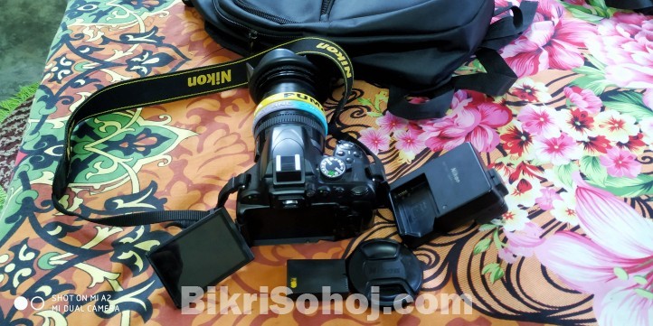 Nikon d5100 with a lens